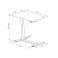 Bandago Unit 70x40cm sähköpöytä, mahonki